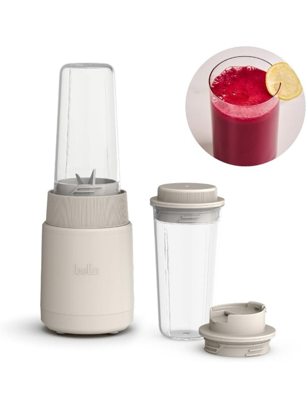 6-Piece Blender Set with Stacking Cups for Smoothies, Oatmilk & More